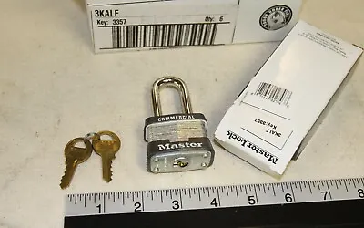 Master Lock Model No. 3 Padlock  - New  ( 3KALF ) • $9.75