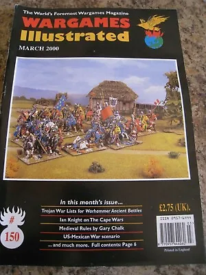 Wargames Illustrated Magazine Mar 2000 Ian Knight Cape Wars Medieval Rules Mexic • $6.21