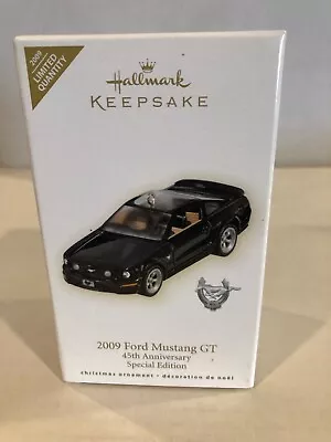 Hallmark Keepsake Ornament 2009 Ford Mustang GT 45th Anniversary Special Edition • $49.50