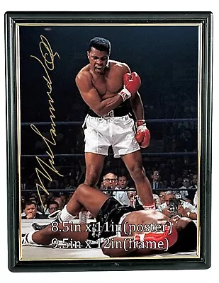 Muhammad Ali Poster- Muhammad Ali Vs Sonny Liston(9.5in X12in) • $14.99