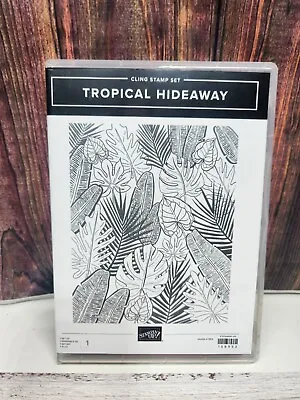 $22.95 • Buy Stampin' UP! TROPICAL HIDEAWAY Background Stamp Set Leaves