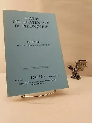 Revue Internationale De Philosophie 152-153 1985 • $14.99