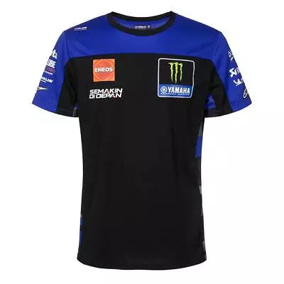 Official 2023 Yamaha MotoGP Team Monster Energy Racing Black Men's T-Shirt • £48.99