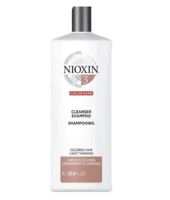 Nioxin System 3 Color Safe Cleanser Shampoo 33.8 Oz Brand New • $26.99