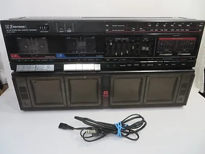 Emerson CTR-965 Boombox Stereo - Cassette - AM/FM Radio - Vintage Working • $85