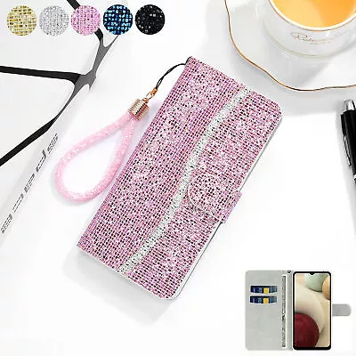 For IPhone 15 Pro Max 14 XR XS Max 13 7 8Plus Luxury Glitter Leather Wallet Case • $16.88