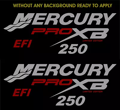 Mercury Pro XB 250 Outboard Decal • $59.90