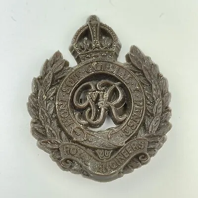 £14.95 • Buy WW2 British Bakelite Royal Engineers Cap Badge 4.8cm X 4cm