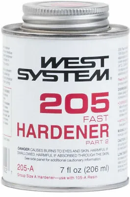 $31.56 • Buy West System 205 Fast Epoxy Hardener 7oz (.43 Pt)