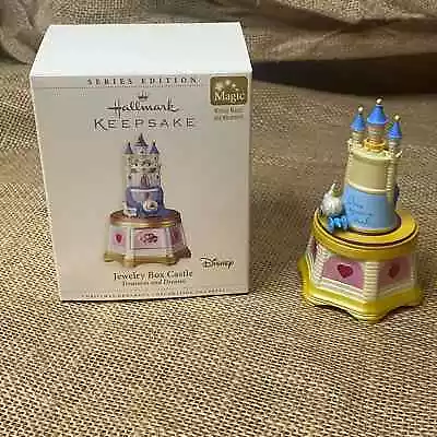 Hallmark Disney Jewelry Box Castle Cinderella Ornament NON WORKING • $12