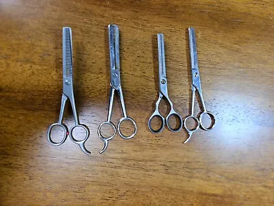 Lot Of 4 Vintage Kayser 741CH Scissors & FROMM 958 Thinning Barber Scissors • $20