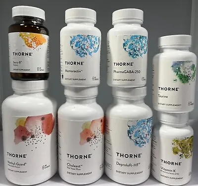 $24.99 • Buy Thorne Research Dietary Supplements & Vitamins - CHOOSE ITEM! - EXP In Desc.