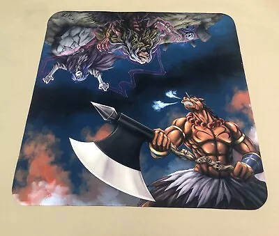 2 Player Yugioh Mezuki Vs Zombie Master Premium Cloth Playmat Stiched Border • $49.95