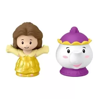 Hmx84 Fisher Price Little People Disney Princess Sidek Ast Belle • $14.99