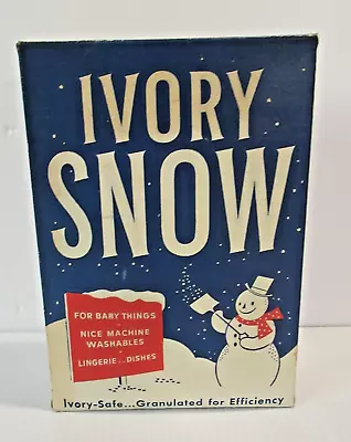 Vintage NOS Ivory Snow Laundry Detergent Box Regular Size - Unopened • $45