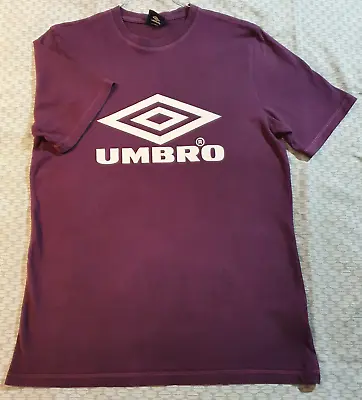 Umbro Mens Purple T-shirt Size M Good Condition • £4.99