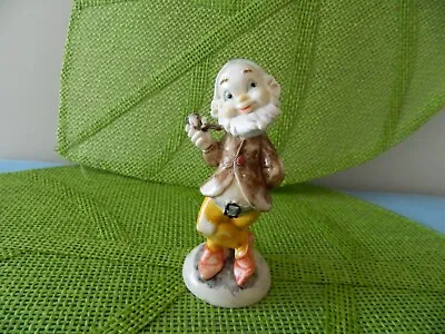 Vintage Fontanini Depose Italy Gnome Figurine Hard Plastic Spider Mark # 6 • $30