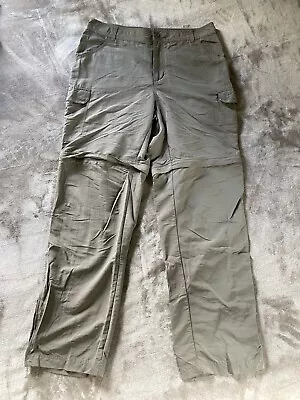 CABELA'S Khaki Nylon Convertible Pants Men's 34X34 Awesome Condition • $21.99