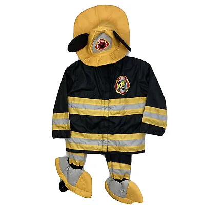 Disney Store Halloween 3 Pc Mickey Mouse Firefighter Costume XS Youth • $35
