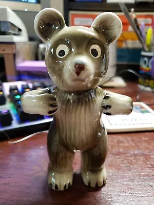 Vintage Victoria Ceramics Bear Salt & Pepper Shaker Holder 1950s 5½ Inch Japan • $16.99