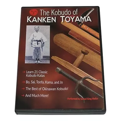 Japanese Okinawan Karate Kobudo Of Kanken Toyama Sai Tonfa Jo Bo Kama DVD Mellor • $24.95