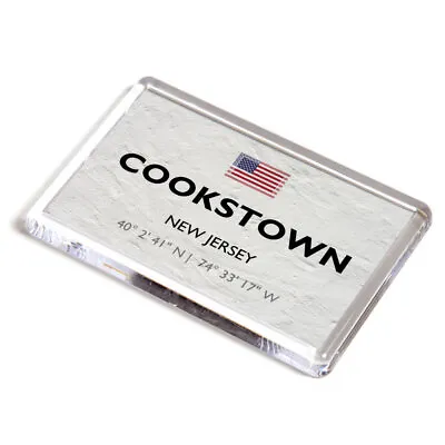 £3.49 • Buy FRIDGE MAGNET - Cookstown - New Jersey - USA - Lat/Long