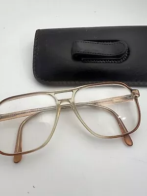 Vintage 70s Aviator By Safilo Elasta Eyeglasses Frames Made In Italy FAST SHIP • $39