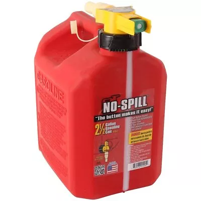 No-Spill 2-1/2-Gallon Poly Gas Can (CARB Compliant) #1405 • $37.37