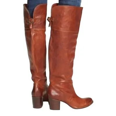 FRYE Boots WOMENS Size 8.5 Lucinda Over The Knee Leather Tall Riding Equestrian • $149
