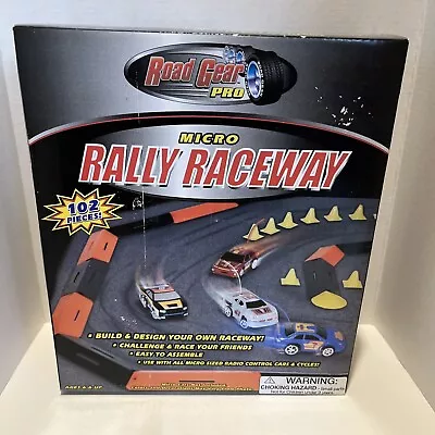 Micro Rally Raceway - Road Gear Pro - 102 Pieces - Cars Not Included - Vintage • $6.99