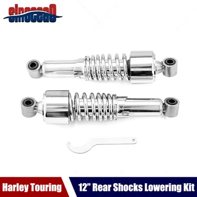 12  Rear Shocks Absorbers Lowering Kit For Harley Road King Road Electra Glide • $79.99