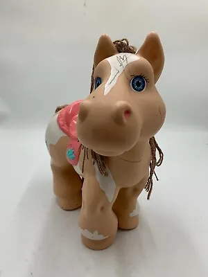 Vintage 1992 Hasbro Cabbage Patch Kids Crimp N Curl Pony Horse 12   Beige & Pink • $34.99