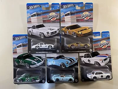 Hot Wheels 2024 Vintage Racing Club Set Of 5 New #1-5 • $26.95