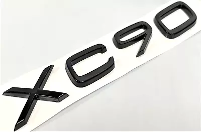 Black Xc90 Fit Volvo Xc90 Rear Trunk Nameplate Emblem Badge Letters Number • $24.99