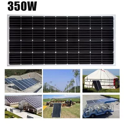 350W Solar Panel 12V 350 Watt Mono Caravan Camping Home Power Charging Battery • $118