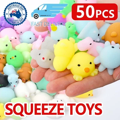 $19.95 • Buy 50X Animal Squishies Mochi Squeeze Fidget Toy Stretch Stress Relief Anxiety Gift