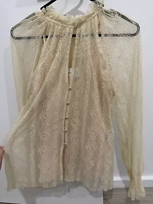 Alice McCall Lace Blouse Size Au 6 • $70