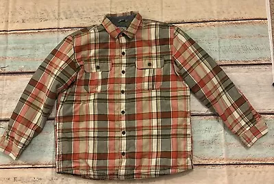 LL Bean Men Plaid Slightly Fit Shacket Shirt Jacket Primaloft Quilted Lined XL • $40