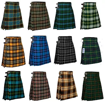 Premium Quality Men's Scottish Tartan Kilt - Comfortable Plus Sized Options • $39.99