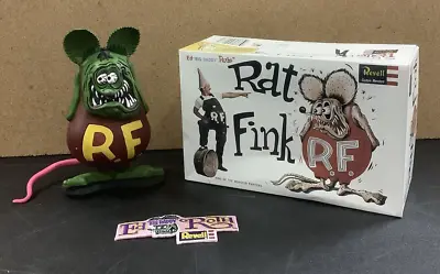 Rat Fink Horror Collectible Assembled Painted Revell Model Kit Ed Roth W/patch • $69.99