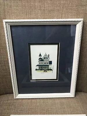 Martha Hinson Prints Victorian House 1874 1873 Lot Of 2  Homes Framed • $29.95