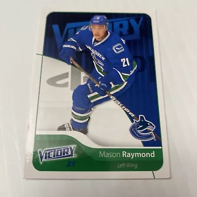 Mason Raymond     - 189              - Victory   - 2011-12 -   Carte De Hockey • $2.95