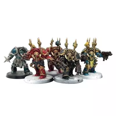 (2134) Chaos Terminators Squad Chaos Space Marines Warhammer 40k • £25