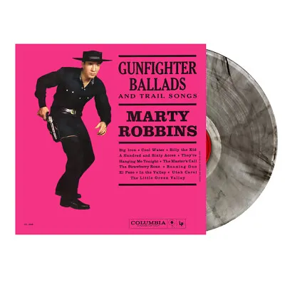 Marty Robbins: Sings Gunfighter Ballads And Trail Songs Clear Black LP Vinyl • $29.99