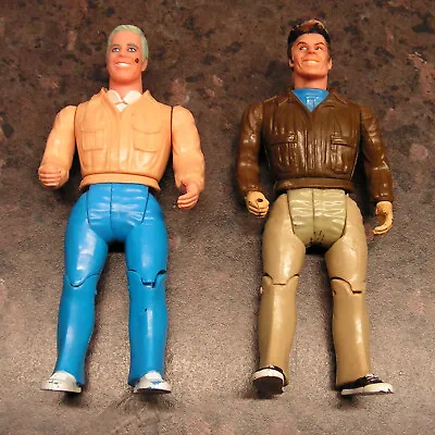 2 X 6  A-TEAM ACTION FIGURES - Face + Hanibal - GALOOB - Vintage 1984 - Spares • £11.99