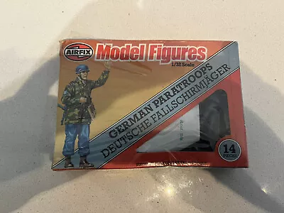 1/32 Airfix German Paratroopers  WW2  Toy Soldiers Rare Sealed Box • $99