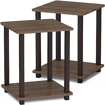 End Table Set Of 2 French Oak Grey/Black • $32.31