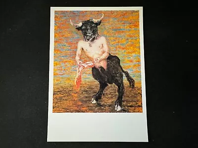 Tate Gallery Print: Minotaur Surprised While Eating By MAGGI HAMBLING 1986-7 • £2.99