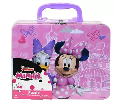 Disney 24 Piece Minnie Mouse Puzzle With Tin Lunch Box • $11.99