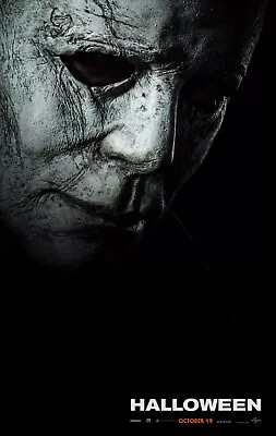 Halloween 2018 NEW Movie DECAL Poster Michael Myers Horror Exclusive.    638 • $6.99